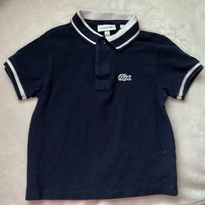 Lacoste boy polo shirt size 4 gently used